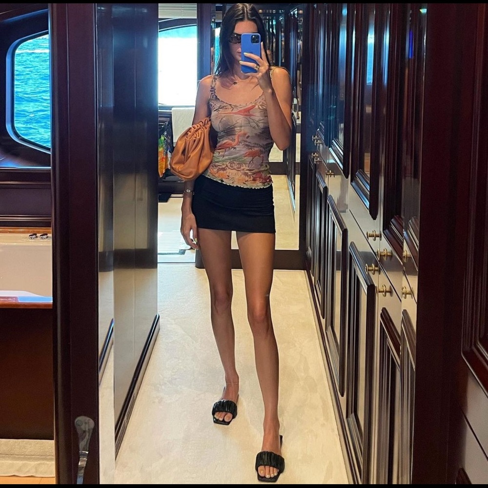 GUIZIO micro mini stretch skirt